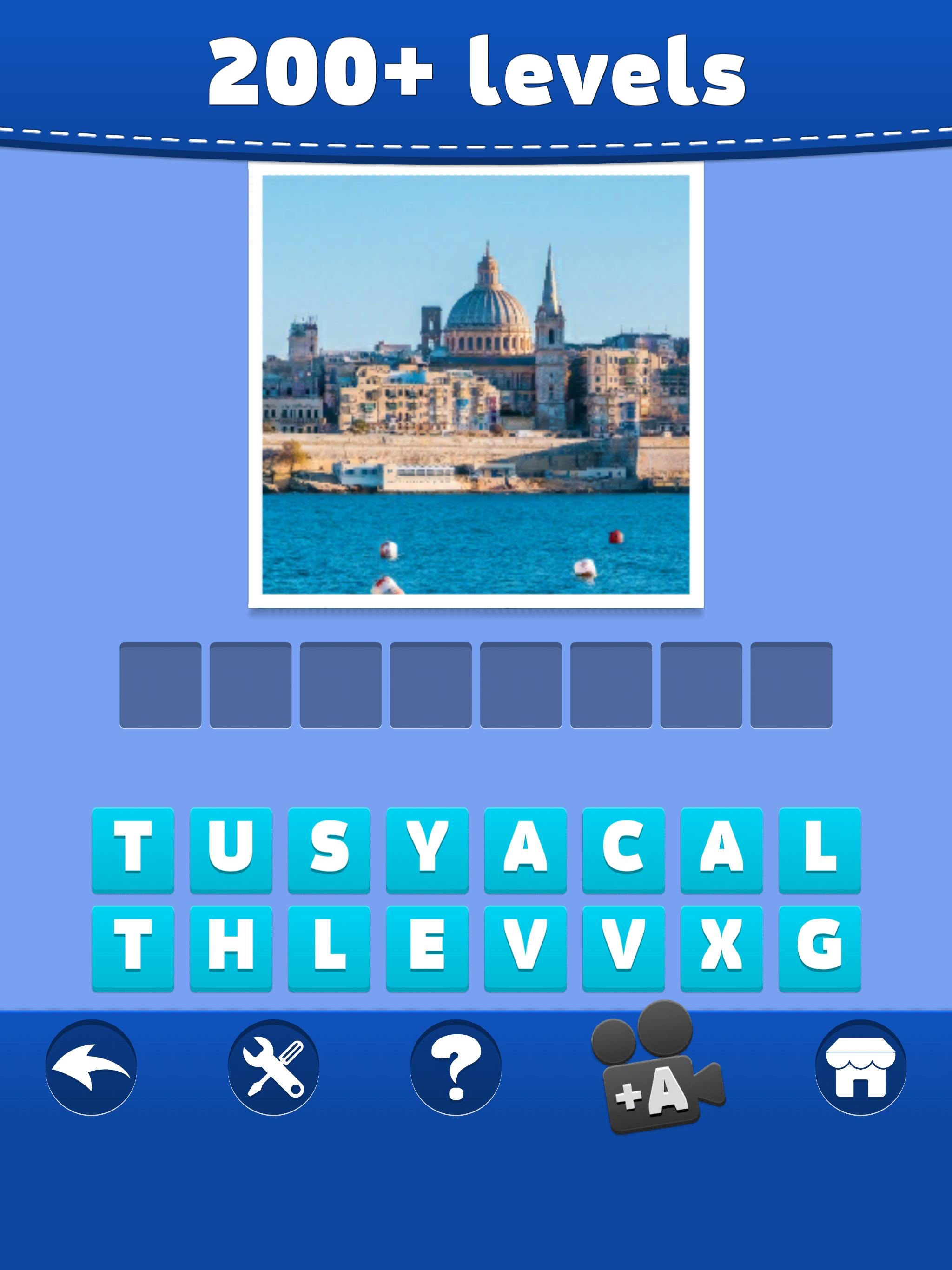 Cities Quiz - Word Puzzle Game