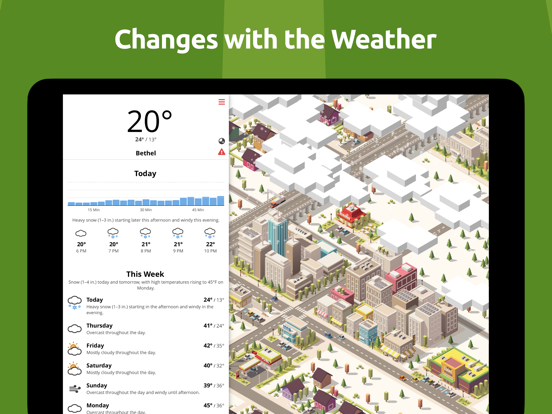 Tinyclouds Weather iPad app afbeelding 3