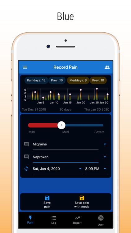 PainLog - migraine, pain, meds screenshot-7