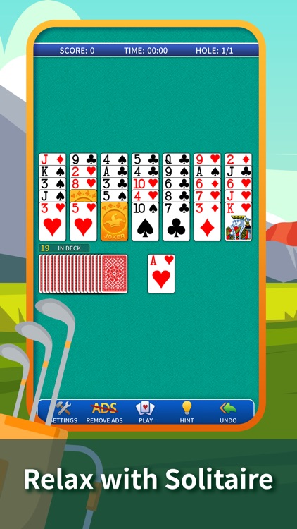 Golf Solitaire Classic. screenshot-0