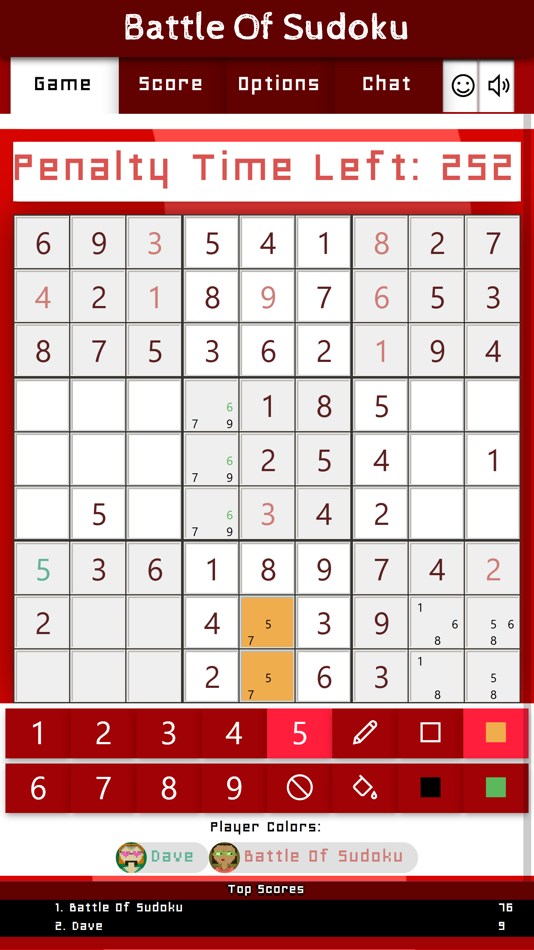 #3. Battle Of Sudoku (iOS) 由: Julien Moorrees