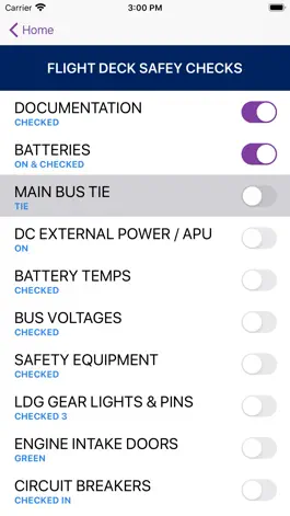 Game screenshot Q400 Checklist hack