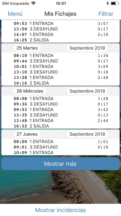 Gestión Horaria screenshot 2