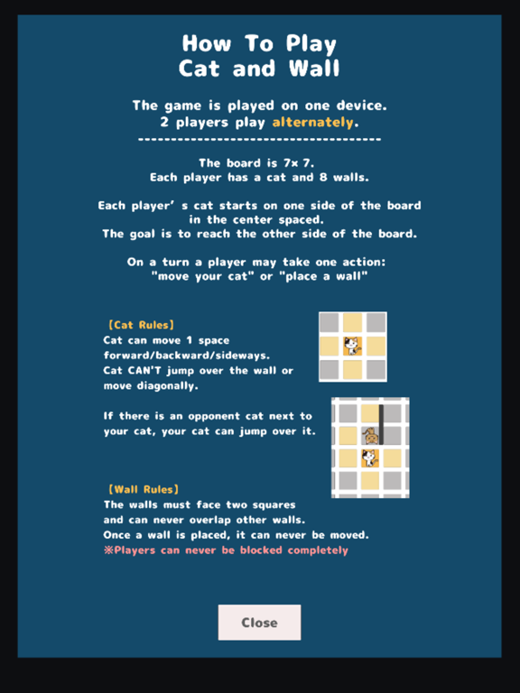 Screenshot #5 pour Cat and Wall -Board Game app-