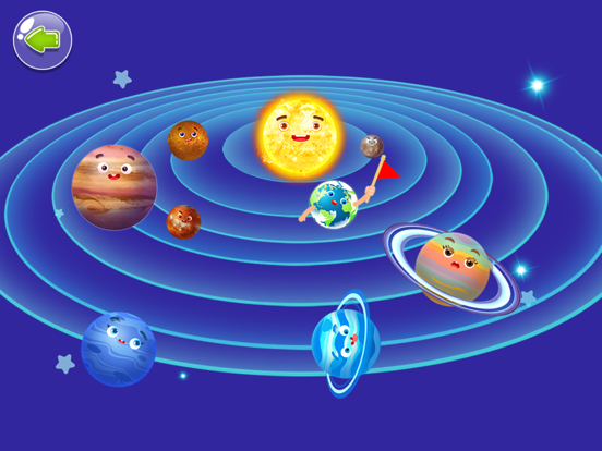 Kids Explore Planets & Space iPad app afbeelding 1