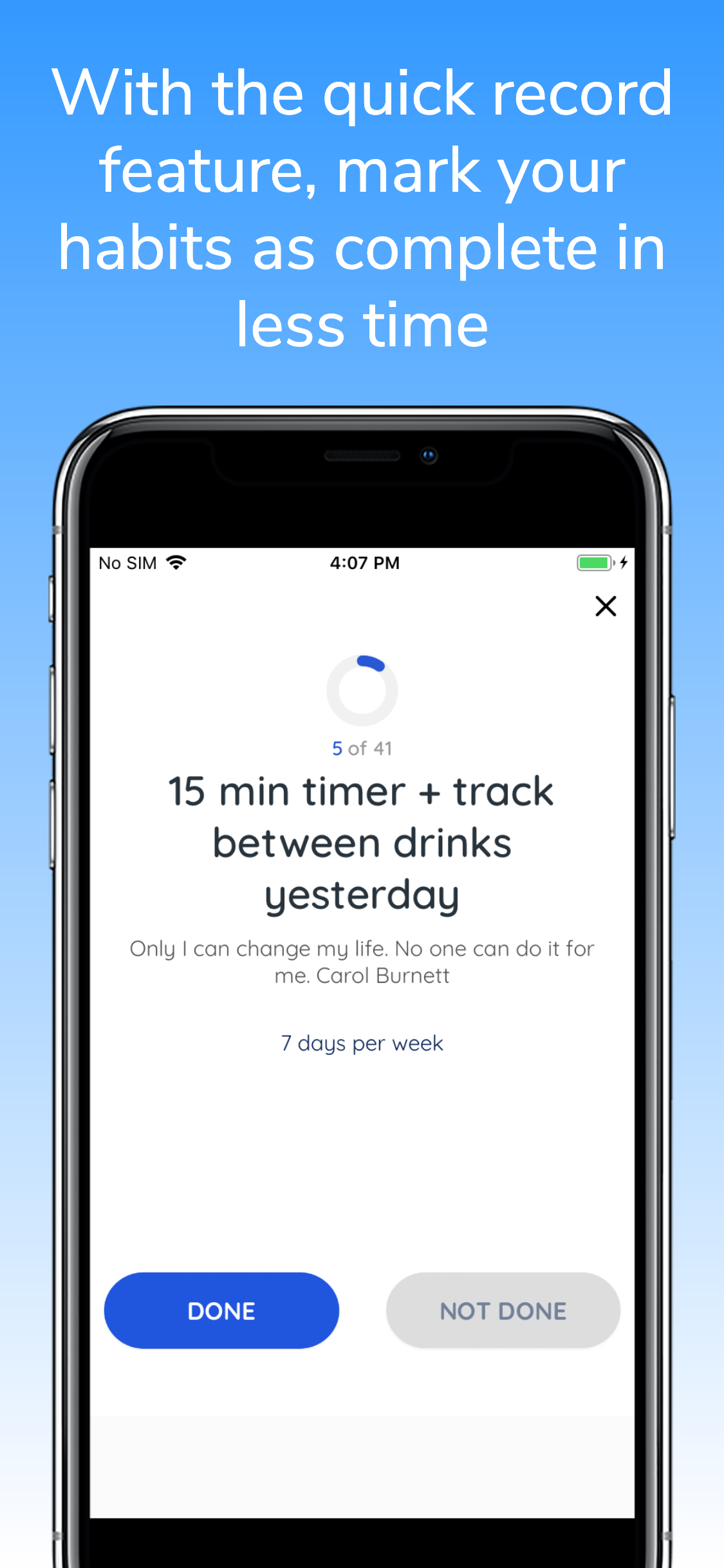 Build Habits Goal Tracking App screenshot 6