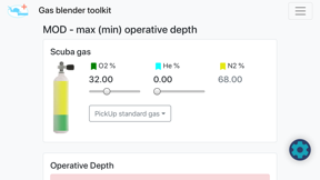 Gas blender toolkit screenshot
