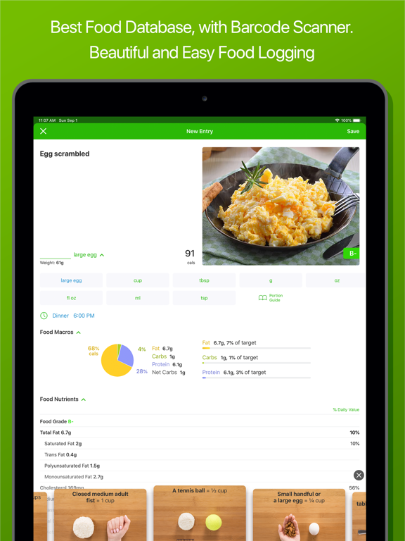 Calorie Counter PRO by MyNetDiary - with Food Diary for Diet and Weight Loss screenshot