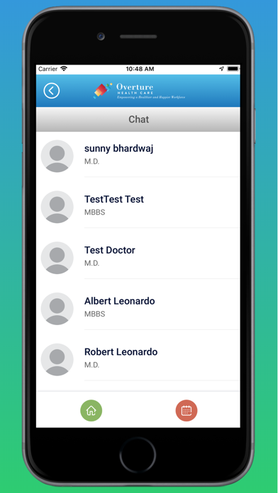 Overture Health Care Screenshot