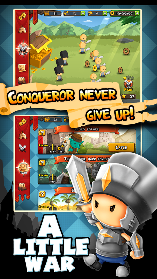 #5. A Little War (iOS) De: Bakumens Inc