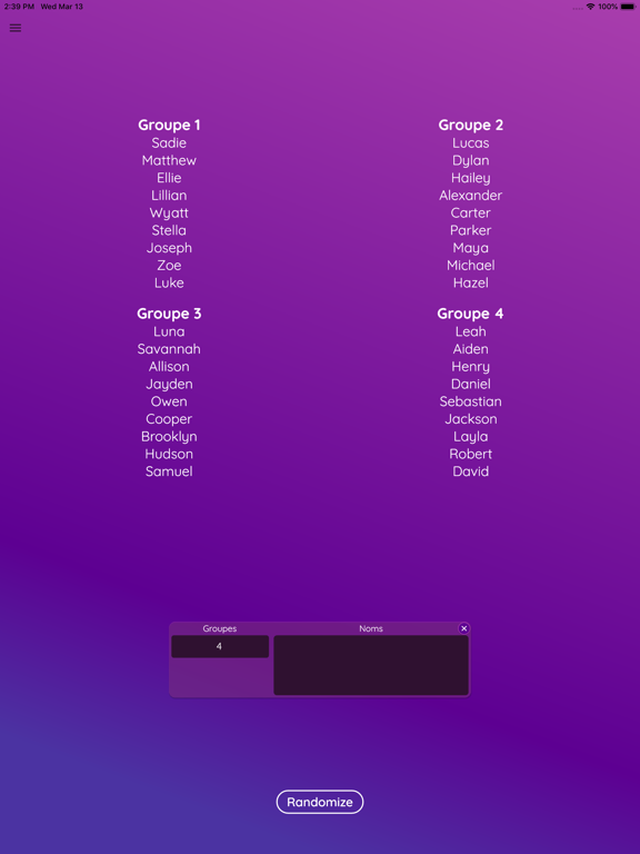 Screenshot #6 pour Randomizer - Random Picker