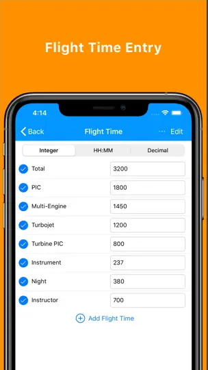 Screenshot von MyFlightResume auf dem iPhone 2