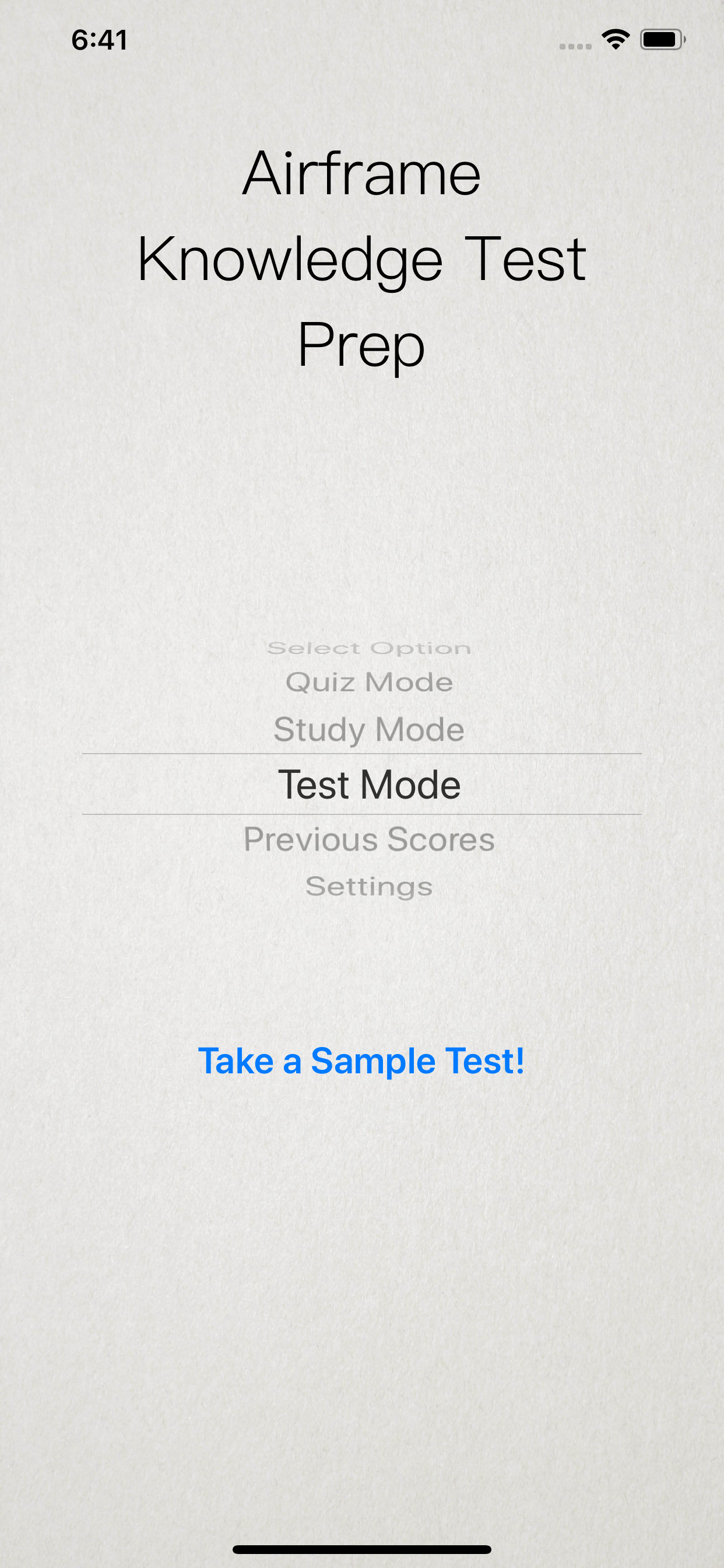 Airframe Knowledge Test Prep