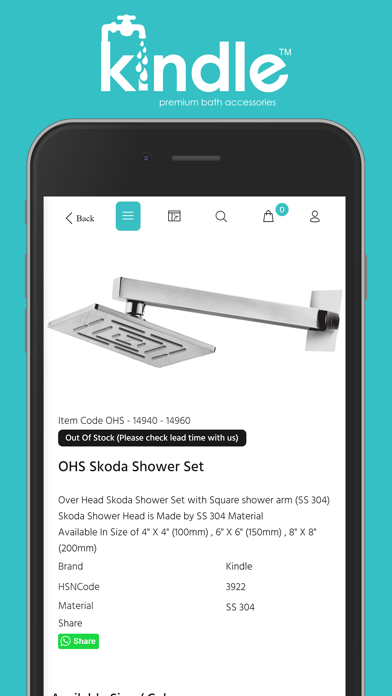 Kindle – Bath Accessories Screenshot