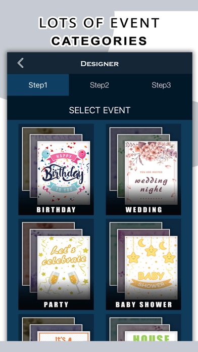 Screenshot #3 pour Fab Invitation Card Designer