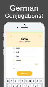 Conjuu - German Conjugation screenshot