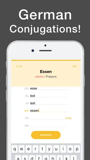 Conjuu - German Conjugation screenshot 1