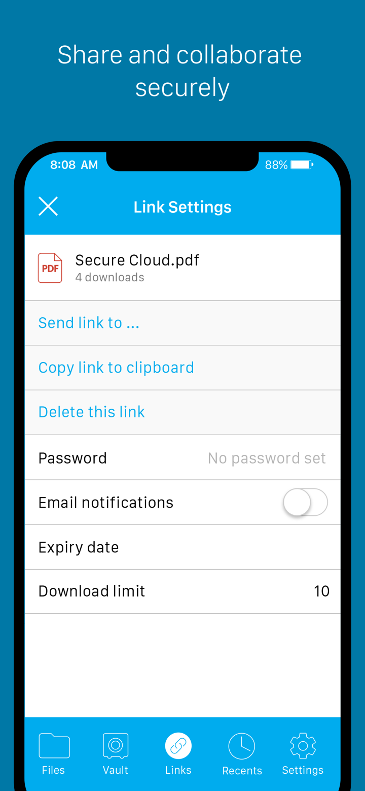 Sync - Secure cloud storage screenshot 2