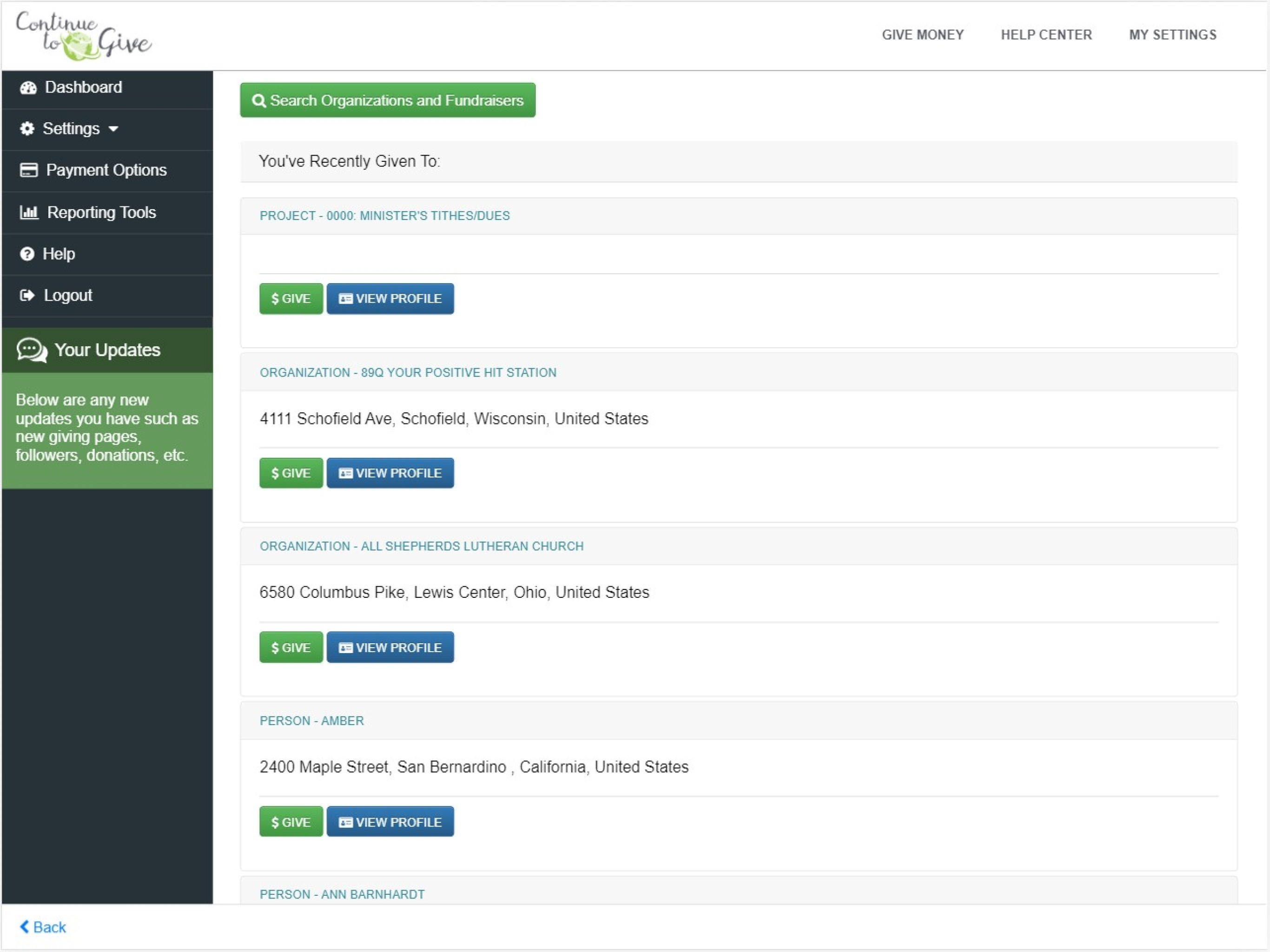 Givers App screenshot 8
