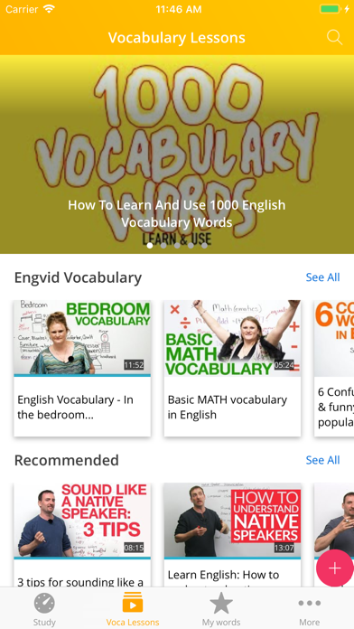 Bright Vocab: Learning English Screenshot