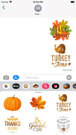 Game screenshot Thanksgiving Countdown Sticker apk