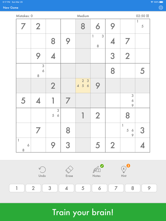 Sudoku - Classic Number Game screenshot 2