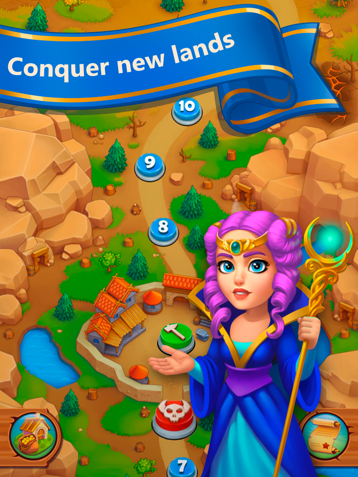 Grow the Kingdom merging game