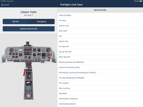 Screenshot #5 pour PreFlight: Grob Tutor