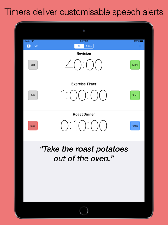 Screenshot #4 pour SpeakTimer - Voice Alert Timer