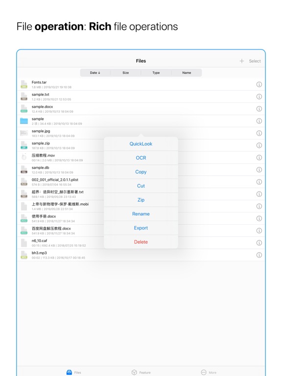 Screenshot #4 for GoodZip file manager and unzip