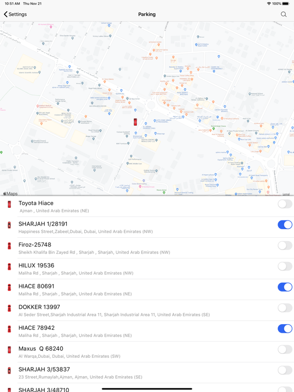 Auratraq iPad screenshot 9 - Utilities app