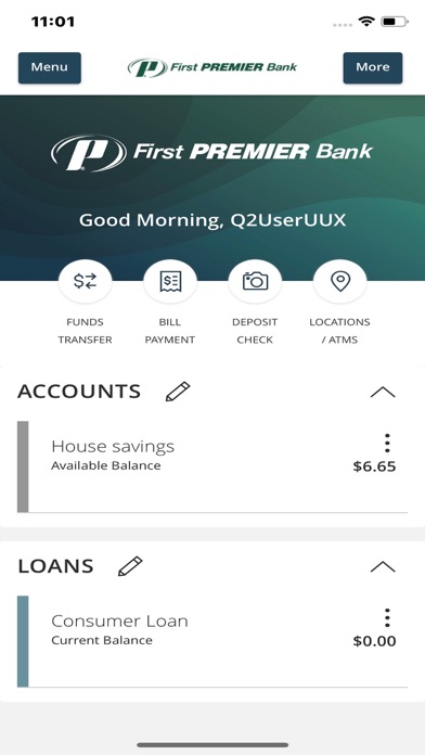 First PREMIER Mobile Banking Screenshot