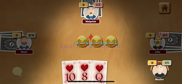 Stiche Raten iPhone Spiel Screenshot 2 – Spiele
