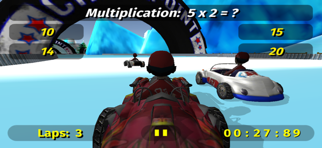 ‎Math Racing 2 Pro Screenshot