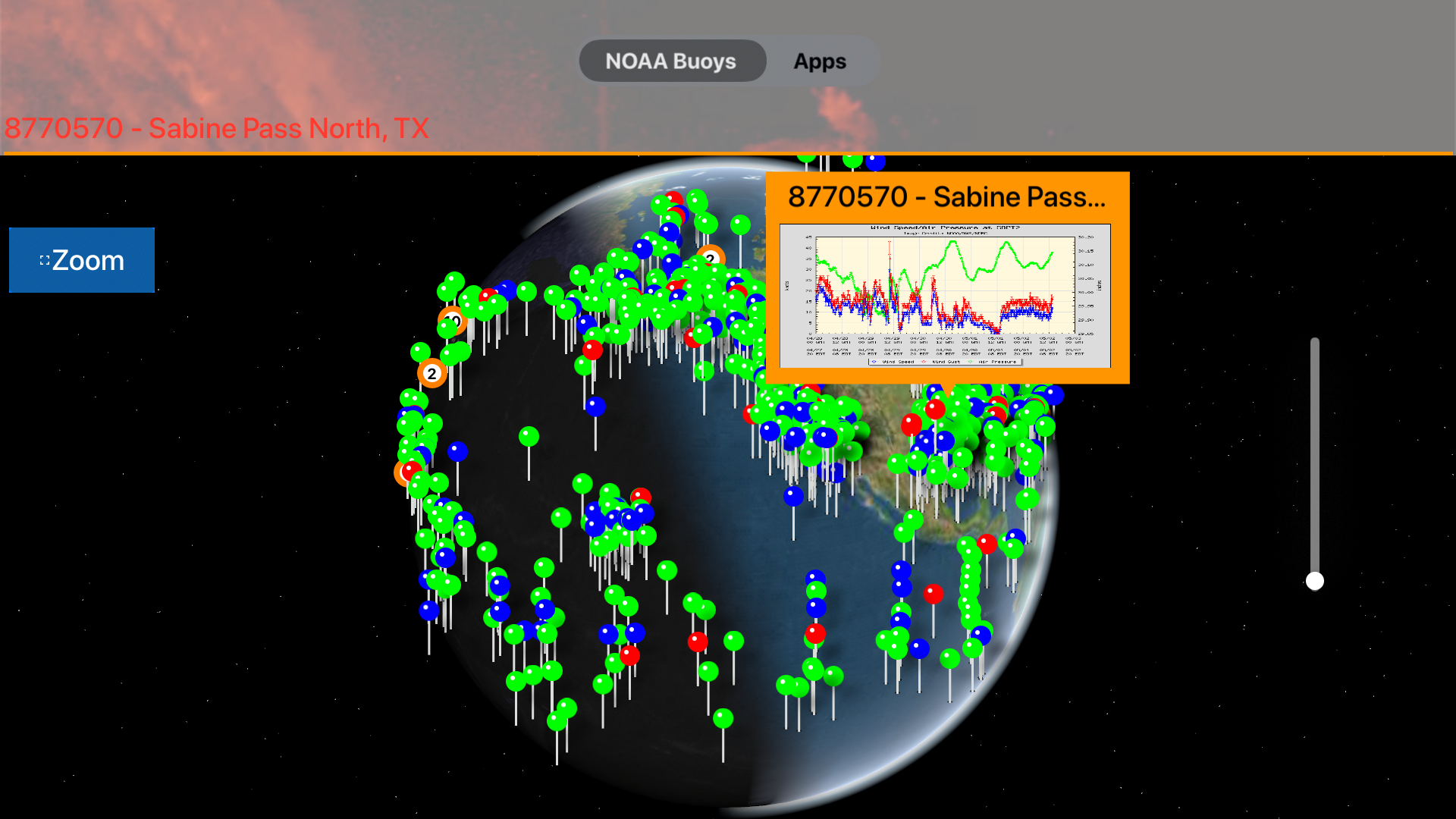 Instant NOAA Buoys 3D