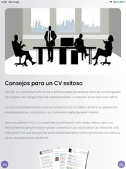 consejos para un cv exitoso ipad capturas de pantalla 1