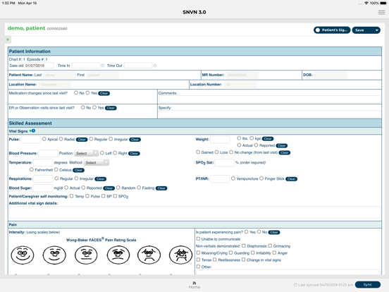 myUnity Mobile iPad screenshot 4 - Medical app