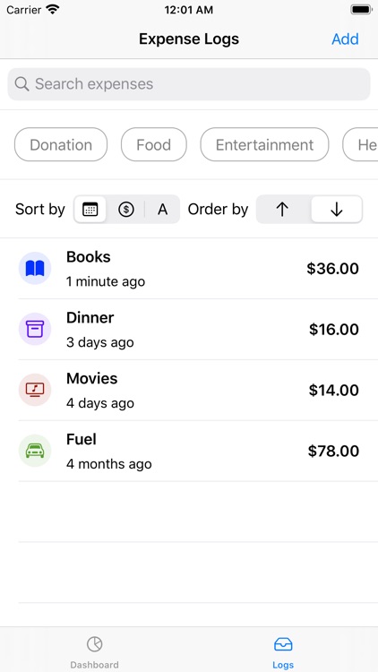 iSave - Expense Tracker