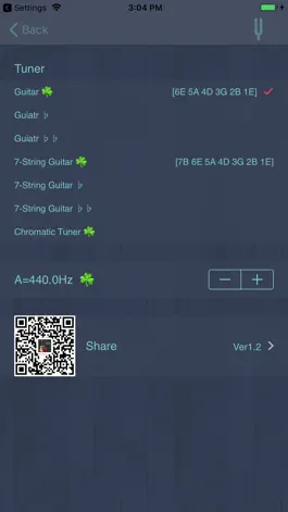 Game screenshot X Guitar Tuner Pro hack