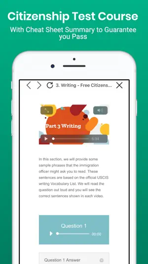 Citizenship Test with Audio screenshot 3