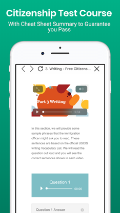 Citizenship Test with Audio screenshot 3
