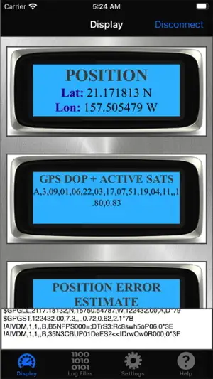 NMEA Monitor screenshot 1