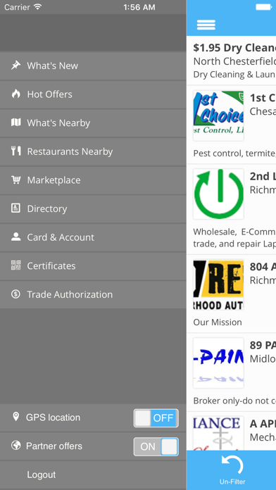 The Barter Authority Mobile Screenshot