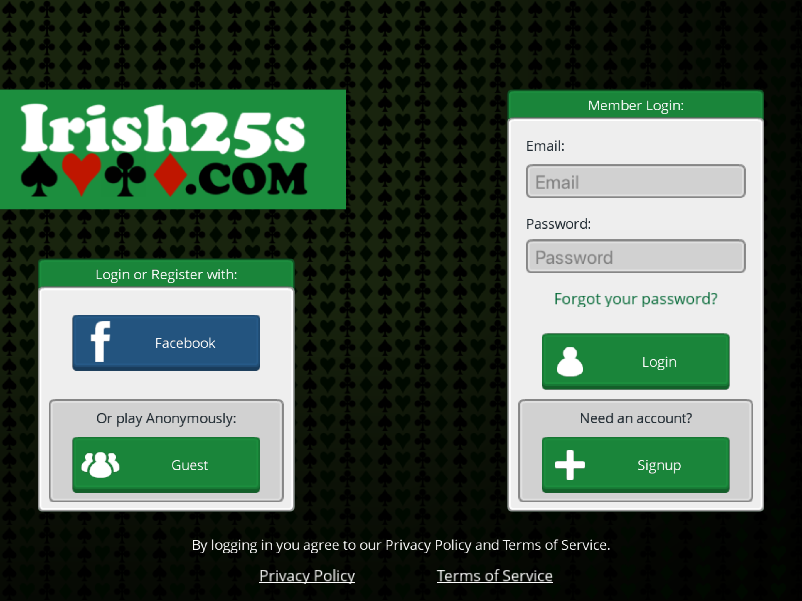 25 45 Card Game - Irish25s screenshot 8