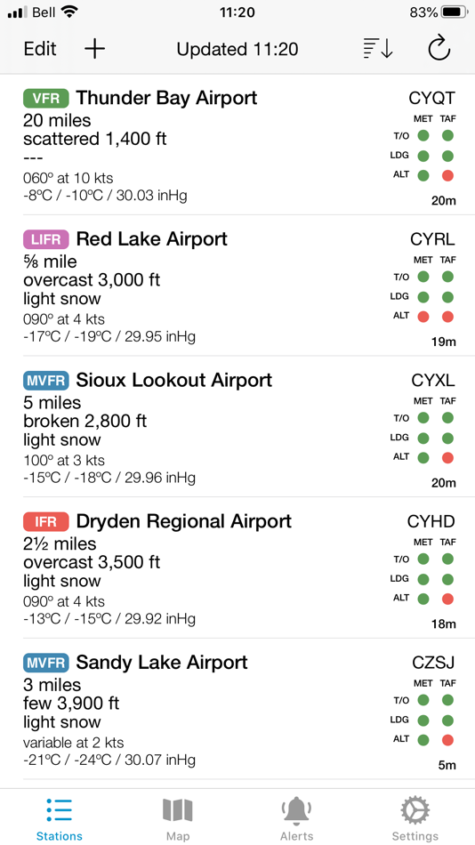 #1. Minimums - METAR/TAF Analysis (iOS) 由: Gauld Developments