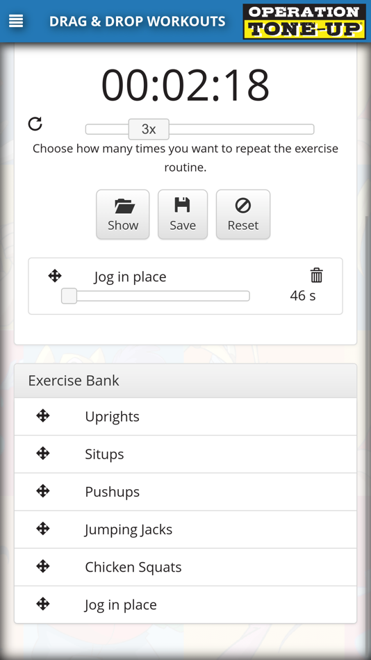 #2. Drag & Drop Workouts (iOS) Podle: Accept The Challenge, Inc.
