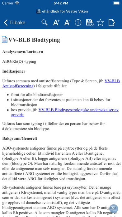 eHåndbok - Vestre Viken Screenshot