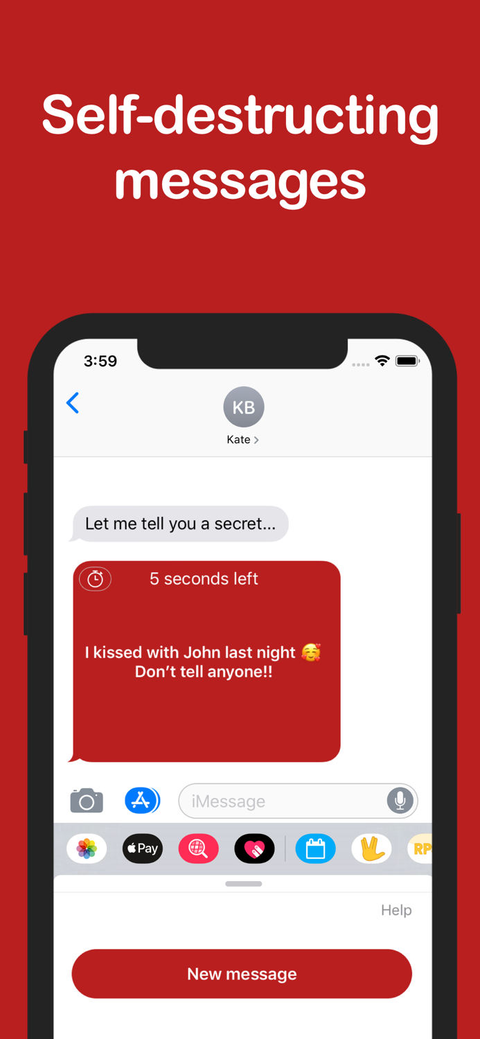Self-Destructing Messages