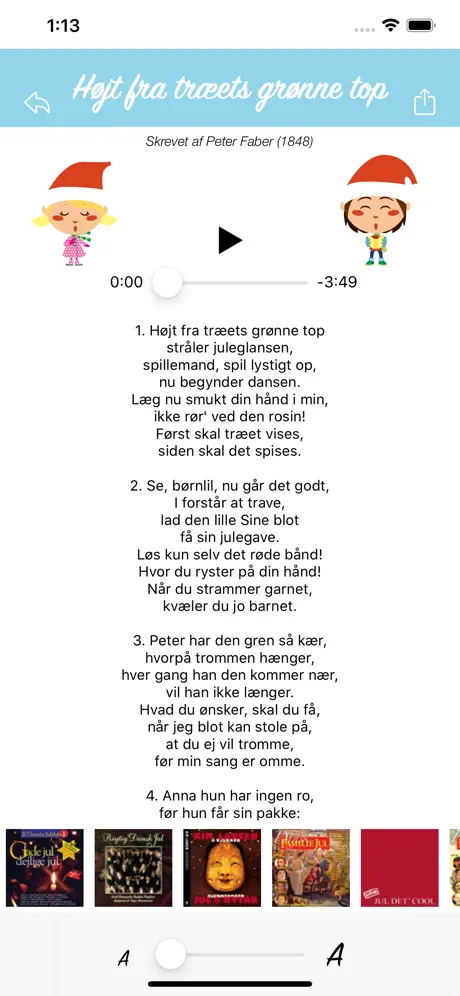 Danske Julesange - tekster