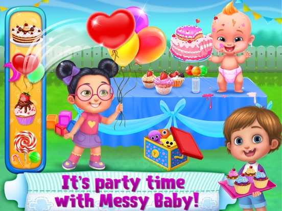 OMG! Messy Baby iPad app afbeelding 2